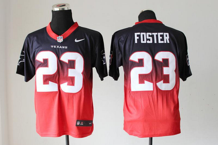 NEW Houston Texans 23 Arian Foster Black Red Drift Fashion II Elite NFL Jerseys NEW Houston Texans 23 Arian Foster Black Red Drift Fashion II Elite NFL Jerseys