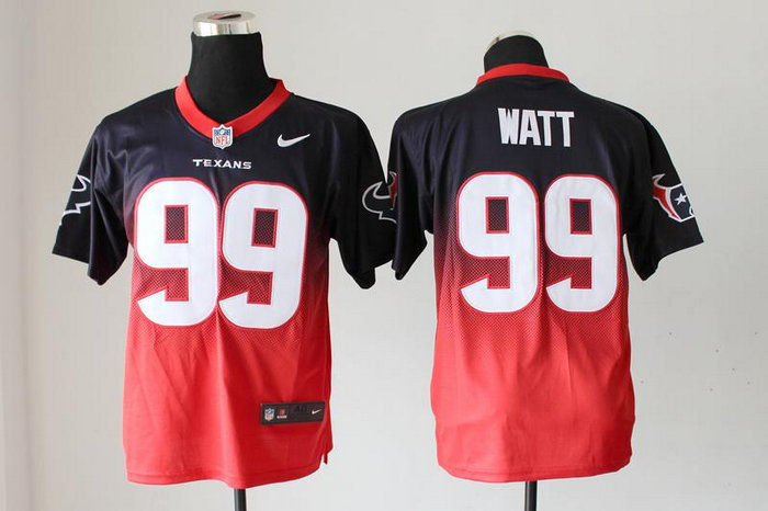 NEW Houston Texans 99 J.J. Watt Black Red Drift Fashion II Elite NFL Jerseys NEW Houston Texans 99 J.J. Watt Black Red Drift Fashion II Elite NFL Jerseys