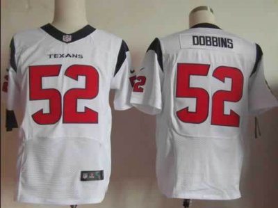 NEW NFL Houston Texans 52 Tim Dobbins White Jerseys (Elite) NEW NFL Houston Texans 52 Tim Dobbins White Jerseys (Elite)
