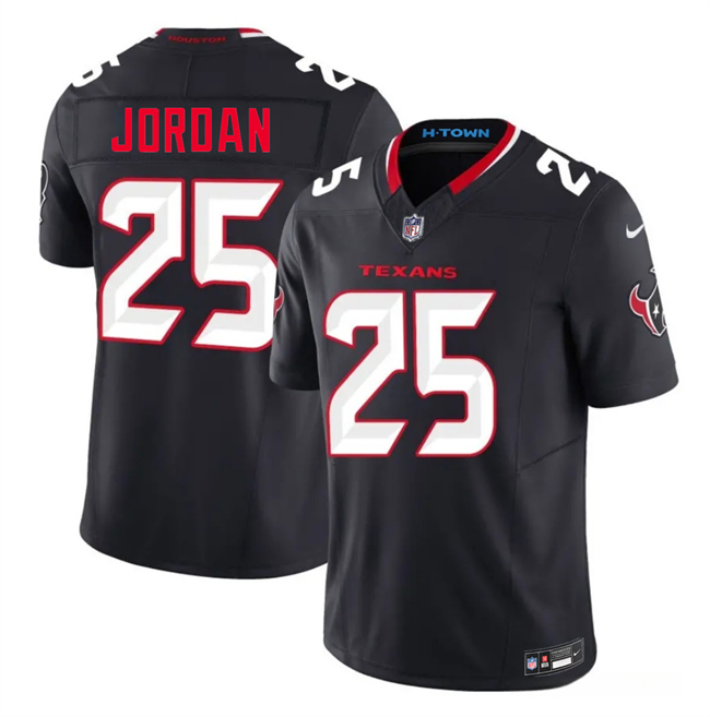 Men's Houston Texans #25 Jawhar Jordan Navy 2nd Alternate 2026 F.U.S.E. Vapor Limited Stitched Football Jersey Men's Houston Texans #25 Jawhar Jordan Navy 2nd Alternate 2026 F.U.S.E. Vapor Limited Stitched Football Jersey