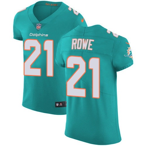 Nike Dolphins #21 Eric Rowe Aqua Green Team Color Men's Stitched NFL Vapor Untouchable Elite Jersey Nike Dolphins #21 Eric Rowe Aqua Green Team Color Men's Stitched NFL Vapor Untouchable Elite Jersey