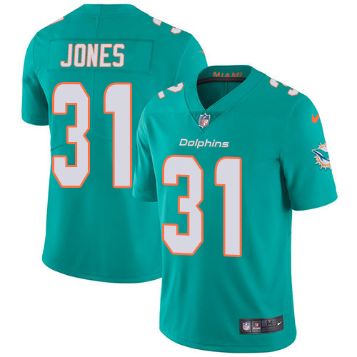 Nike Dolphins #31 Byron Jones Aqua Green Team Color Men's Stitched NFL Vapor Untouchable Limited Jersey Nike Dolphins #31 Byron Jones Aqua Green Team Color Men's Stitched NFL Vapor Untouchable Limited Jersey
