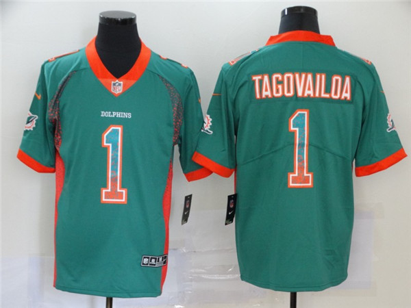 Nike Dolphins 1 Tua Tagovailoa Aqua Drift Fashion Limited Jersey Nike Dolphins 1 Tua Tagovailoa Aqua Drift Fashion Limited Jersey