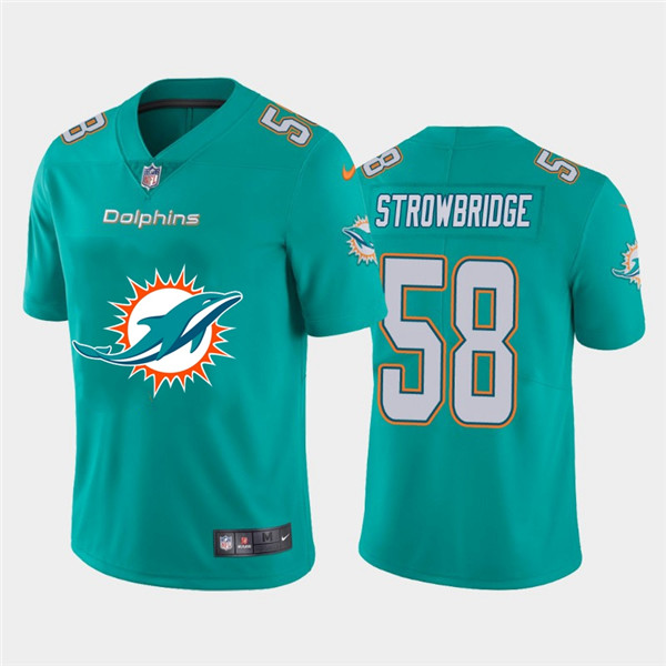 Nike Dolphins 58 Jason Strowbridge Aque Team Big Logo Vapor Untouchable Limited Jersey Nike Dolphins 58 Jason Strowbridge Aque Team Big Logo Vapor Untouchable Limited Jersey