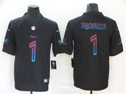Nike Dolphins 1 Tua Tagovailoa Black City Edition Vapor Untouchable Limited Jersey Nike Dolphins 1 Tua Tagovailoa Black City Edition Vapor Untouchable Limited Jersey