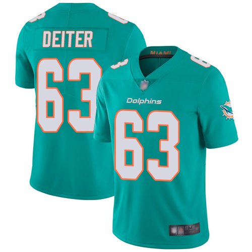 Dolphins #63 Michael Deiter Aqua Green Team Color Men's Stitched Football Vapor Untouchable Limited Jersey Dolphins #63 Michael Deiter Aqua Green Team Color Men's Stitched Football Vapor Untouchable Limited Jersey