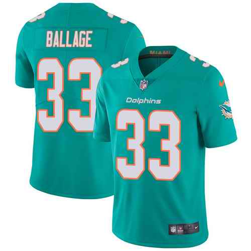 Nike Dolphins 33 Kalen Ballage Aqua Vapor Untouchable Limited Jersey Nike Dolphins 33 Kalen Ballage Aqua Vapor Untouchable Limited Jersey
