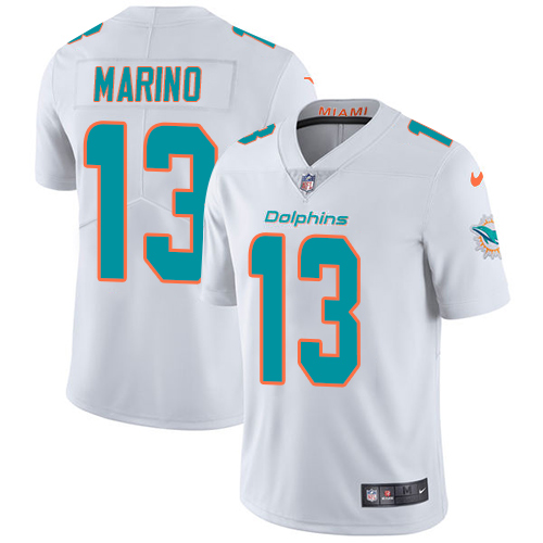 Nike Dolphins #13 Dan Marino White Men's Stitched NFL Vapor Untouchable Limited Jersey Nike Dolphins #13 Dan Marino White Men's Stitched NFL Vapor Untouchable Limited Jersey