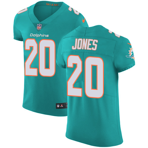 Nike Dolphins #20 Reshad Jones Aqua Green Team Color Men's Stitched NFL Vapor Untouchable Elite Jersey Nike Dolphins #20 Reshad Jones Aqua Green Team Color Men's Stitched NFL Vapor Untouchable Elite Jersey