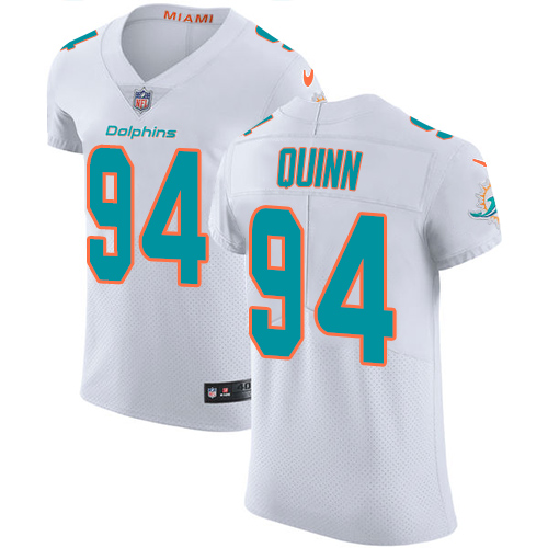 Nike Dolphins #94 Robert Quinn White Men's Stitched NFL Vapor Untouchable Elite Jersey Nike Dolphins #94 Robert Quinn White Men's Stitched NFL Vapor Untouchable Elite Jersey