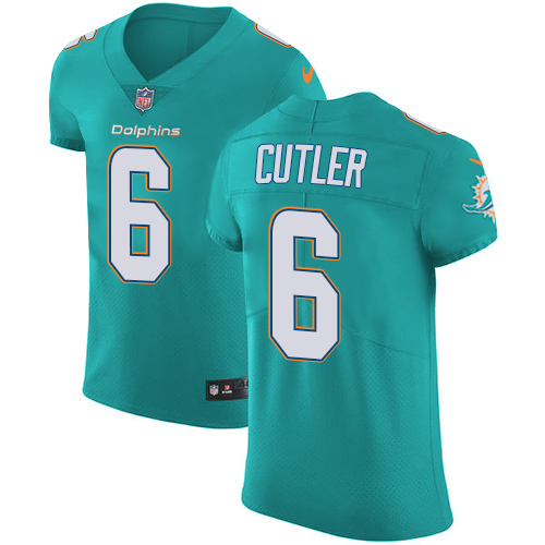 Nike Dolphins #6 Jay Cutler Aqua Green Team Color Men's Stitched NFL Vapor Untouchable Elite Jersey Nike Dolphins #6 Jay Cutler Aqua Green Team Color Men's Stitched NFL Vapor Untouchable Elite Jersey