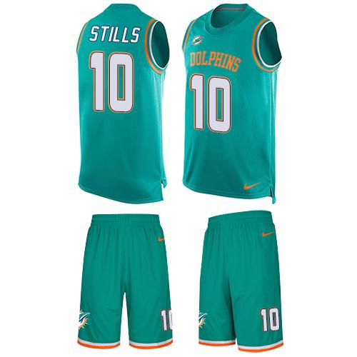 Nike Dolphins #10 Kenny Stills Aqua Green Team Color Men's Stitched NFL Limited Tank Top Suit Jersey Nike Dolphins #10 Kenny Stills Aqua Green Team Color Men's Stitched NFL Limited Tank Top Suit Jersey