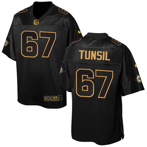 Nike Dolphins #67 Laremy Tunsil Black Men's Stitched NFL Elite Pro Line Gold Collection Jersey Nike Dolphins #67 Laremy Tunsil Black Men's Stitched NFL Elite Pro Line Gold Collection Jersey