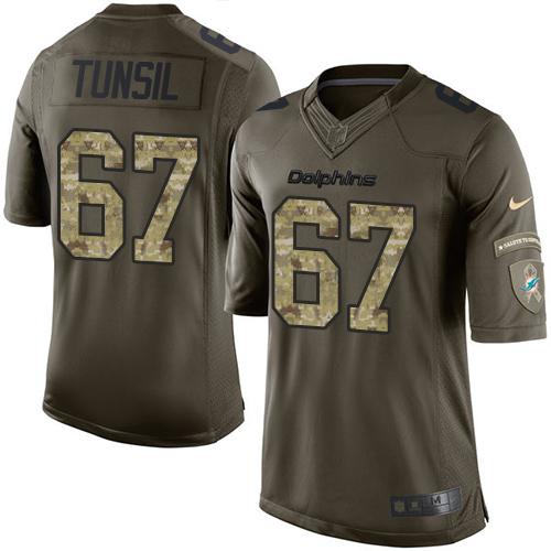 Nike Dolphins #67 Laremy Tunsil Green Men's Stitched NFL Limited Salute to Service Jersey Nike Dolphins #67 Laremy Tunsil Green Men's Stitched NFL Limited Salute to Service Jersey