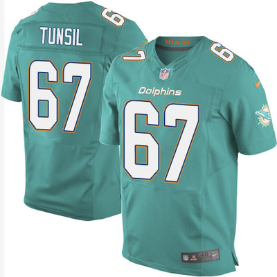 Nike Dolphins #67 Laremy Tunsil Aqua Green Team Color Men's Stitched NFL New Elite Jersey Nike Dolphins #67 Laremy Tunsil Aqua Green Team Color Men's Stitched NFL New Elite Jersey