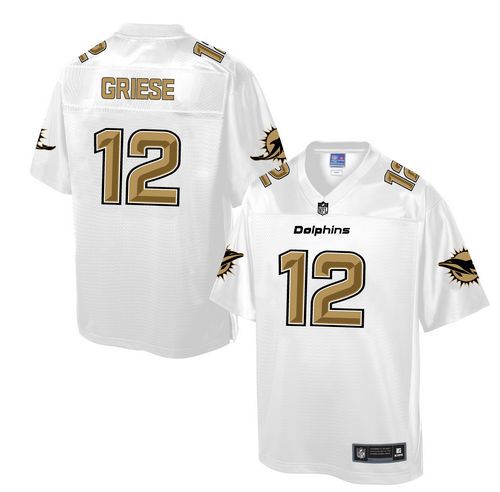 Nike Dolphins #12 Bob Griese White Men's NFL Pro Line Fashion Game Jersey Nike Dolphins #12 Bob Griese White Men's NFL Pro Line Fashion Game Jersey