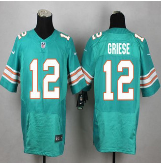 New Miami Dolphins #12 Bob Griese Aqua Green Alternate Men's Stitched NFL Elite Jersey New Miami Dolphins #12 Bob Griese Aqua Green Alternate Men's Stitched NFL Elite Jersey