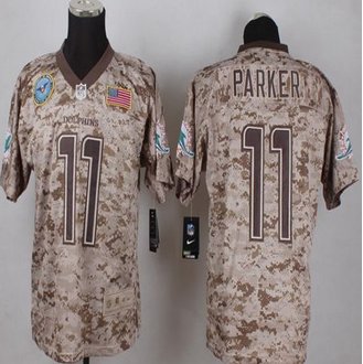 NEW Miami Dolphins #11 DeVante Parker Camo Men's Stitched NFL New Elite USMC Jersey NEW Miami Dolphins #11 DeVante Parker Camo Men's Stitched NFL New Elite USMC Jersey