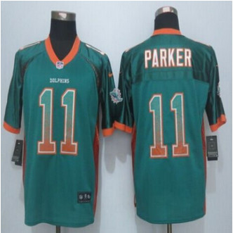 New Miami Dolphins #11 DeVante Parker Aqua Green Team Color Men's Stitched NFL Elite Drift Fashion jersey New Miami Dolphins #11 DeVante Parker Aqua Green Team Color Men's Stitched NFL Elite Drift Fashion jersey