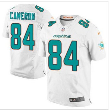 NEW Miami Dolphins #84 Jordan Cameron White Men's Stitched NFL New Elite Jersey NEW Miami Dolphins #84 Jordan Cameron White Men's Stitched NFL New Elite Jersey