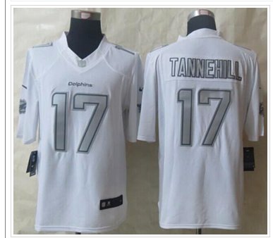 NEW Miami Dolphins #17 Ryan Tannehill White NFL Limited Platinum Jersey NEW Miami Dolphins #17 Ryan Tannehill White NFL Limited Platinum Jersey