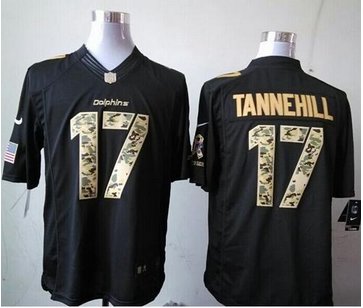 NEW Miami Dolphins #17 Ryan Tannehill Black NFL Limited Salute to Service Jersey NEW Miami Dolphins #17 Ryan Tannehill Black NFL Limited Salute to Service Jersey