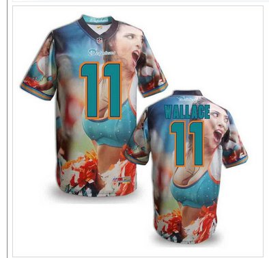 Miami Dolphins #11 WALLACE Men's Stitched NFL Elite Fanatical Version Jersey (7) Miami Dolphins #11 WALLACE Men's Stitched NFL Elite Fanatical Version Jersey (7)