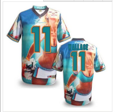 Miami Dolphins #11 WALLACE Men's Stitched NFL Elite Fanatical Version Jersey (6) Miami Dolphins #11 WALLACE Men's Stitched NFL Elite Fanatical Version Jersey (6)