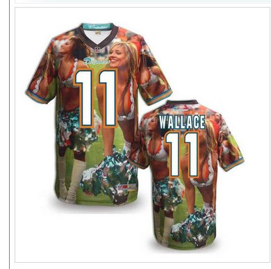 Miami Dolphins #11 WALLACE Men's Stitched NFL Elite Fanatical Version Jersey (4) Miami Dolphins #11 WALLACE Men's Stitched NFL Elite Fanatical Version Jersey (4)