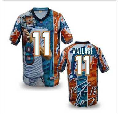 Miami Dolphins #11 WALLACE Men's Stitched NFL Elite Fanatical Version Jersey (2) Miami Dolphins #11 WALLACE Men's Stitched NFL Elite Fanatical Version Jersey (2)