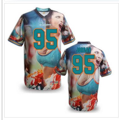 Miami Dolphins #95 JORDAN Men's Stitched NFL Elite Fanatical Version Jersey (7) Miami Dolphins #95 JORDAN Men's Stitched NFL Elite Fanatical Version Jersey (7)