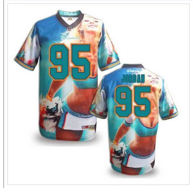 Miami Dolphins #95 JORDAN Men's Stitched NFL Elite Fanatical Version Jersey (6) Miami Dolphins #95 JORDAN Men's Stitched NFL Elite Fanatical Version Jersey (6)