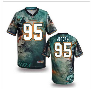 Miami Dolphins #95 JORDAN Men's Stitched NFL Elite Fanatical Version Jersey (3) Miami Dolphins #95 JORDAN Men's Stitched NFL Elite Fanatical Version Jersey (3)