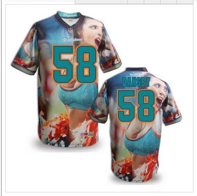 Miami Dolphins #58 DANSBY Men's Stitched NFL Elite Fanatical Version Jersey (7)