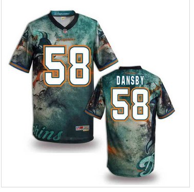 Miami Dolphins #58 DANSBY Men's Stitched NFL Elite Fanatical Version Jersey (3)