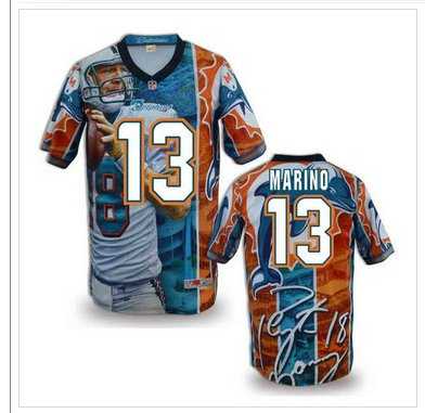 Miami Dolphins #13 MARINO Men's Stitched NFL Elite Fanatical Version Jersey (2) Miami Dolphins #13 MARINO Men's Stitched NFL Elite Fanatical Version Jersey (2)