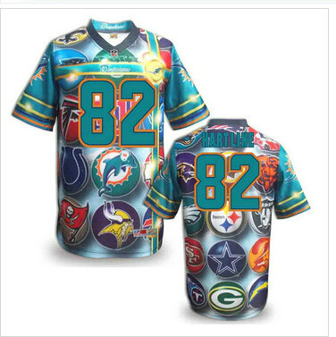 Miami Dolphins #82 HARTLINE Men's Stitched NFL Elite Fanatical Version Jersey (8) Miami Dolphins #82 HARTLINE Men's Stitched NFL Elite Fanatical Version Jersey (8)