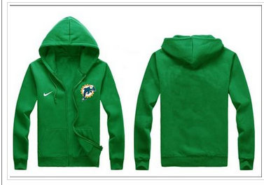 New Miami Dolphins Authentic Logo Hoodie Green
