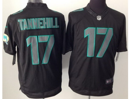 NEW Miami Dolphins 17 Ryan Tannehill Black Impact Lmited NFL Jerseys NEW Miami Dolphins 17 Ryan Tannehill Black Impact Lmited NFL Jerseys