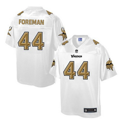 Nike Vikings #44 Chuck Foreman White Men's NFL Pro Line Fashion Game Jersey