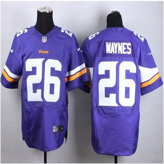 New Minnesota Vikings #26 Trae Waynes Purple Team Color Men's Stitched NFL Elite jersey