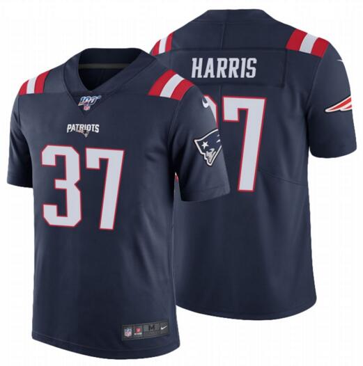 Nike Patriots 37 Damien Harris Navy 100th Season Vapor Untouchable Limited Jersey Nike Patriots 37 Damien Harris Navy 100th Season Vapor Untouchable Limited Jersey