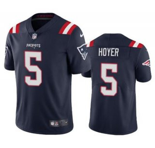 Men's New England Patriots #5 Brian Hoyer Navy 2021 Vapor Untouchable Limited Stitched Jersey Men's New England Patriots #5 Brian Hoyer Navy 2021 Vapor Untouchable Limited Stitched Jersey