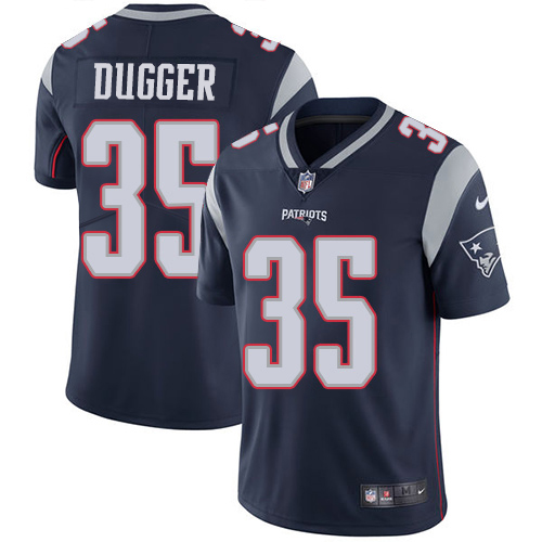 Nike Patriots #35 Kyle Dugger Navy Blue Team Color Men's Stitched NFL Vapor Untouchable Limited Jersey Nike Patriots #35 Kyle Dugger Navy Blue Team Color Men's Stitched NFL Vapor Untouchable Limited Jersey
