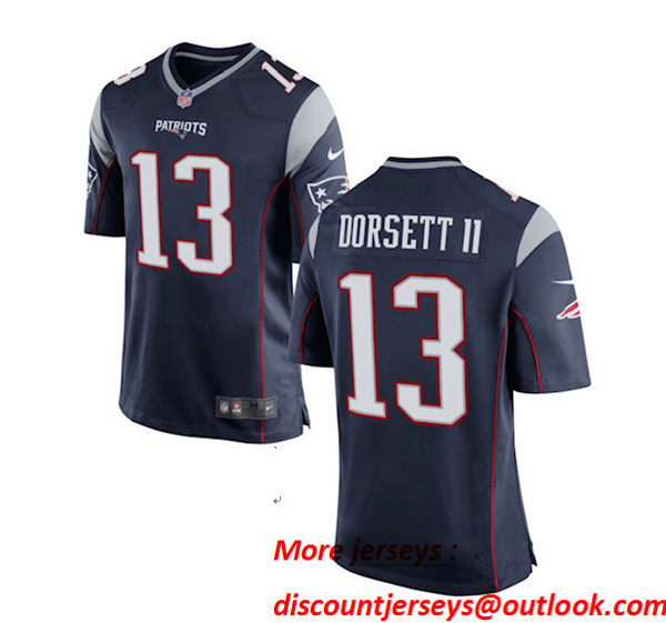 New England Patriots #13 Phillip Dorsett II Blue Vapor Limited Jersey New England Patriots #13 Phillip Dorsett II Blue Vapor Limited Jersey