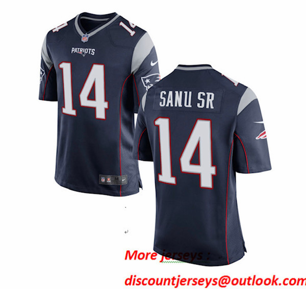 New England Patriots #14 Mohamed SANU SR Blue Vapor Limited Jersey New England Patriots #14 Mohamed SANU SR Blue Vapor Limited Jersey