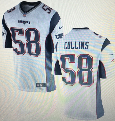 Patriots #58 Jamie Collins White Vapor limited Jersey Patriots #58 Jamie Collins White Vapor limited Jersey