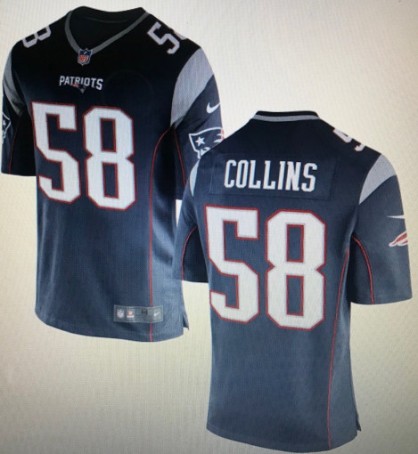 Patriots #58 Jamie Collins Navy Vapor limited Jersey Patriots #58 Jamie Collins Navy Vapor limited Jersey
