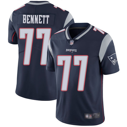 Patriots #77 Michael Bennett Navy Blue Team Color Men's Stitched Football Vapor Untouchable Limited Jersey Patriots #77 Michael Bennett Navy Blue Team Color Men's Stitched Football Vapor Untouchable Limited Jersey
