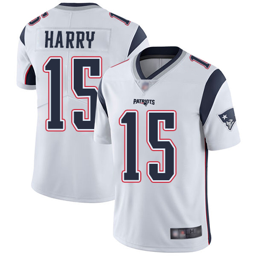 Patriots #15 N'Keal Harry White Men's Stitched Football Vapor Untouchable Limited Jersey Patriots #15 N'Keal Harry White Men's Stitched Football Vapor Untouchable Limited Jersey